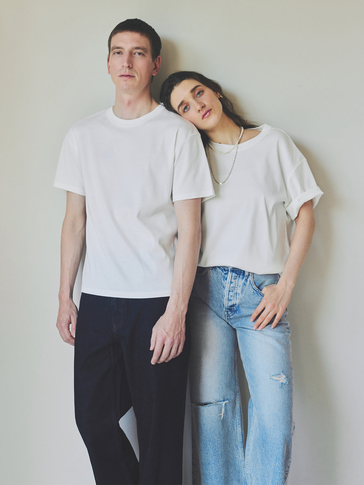 Unisex Ribbed Cotton T-shirt