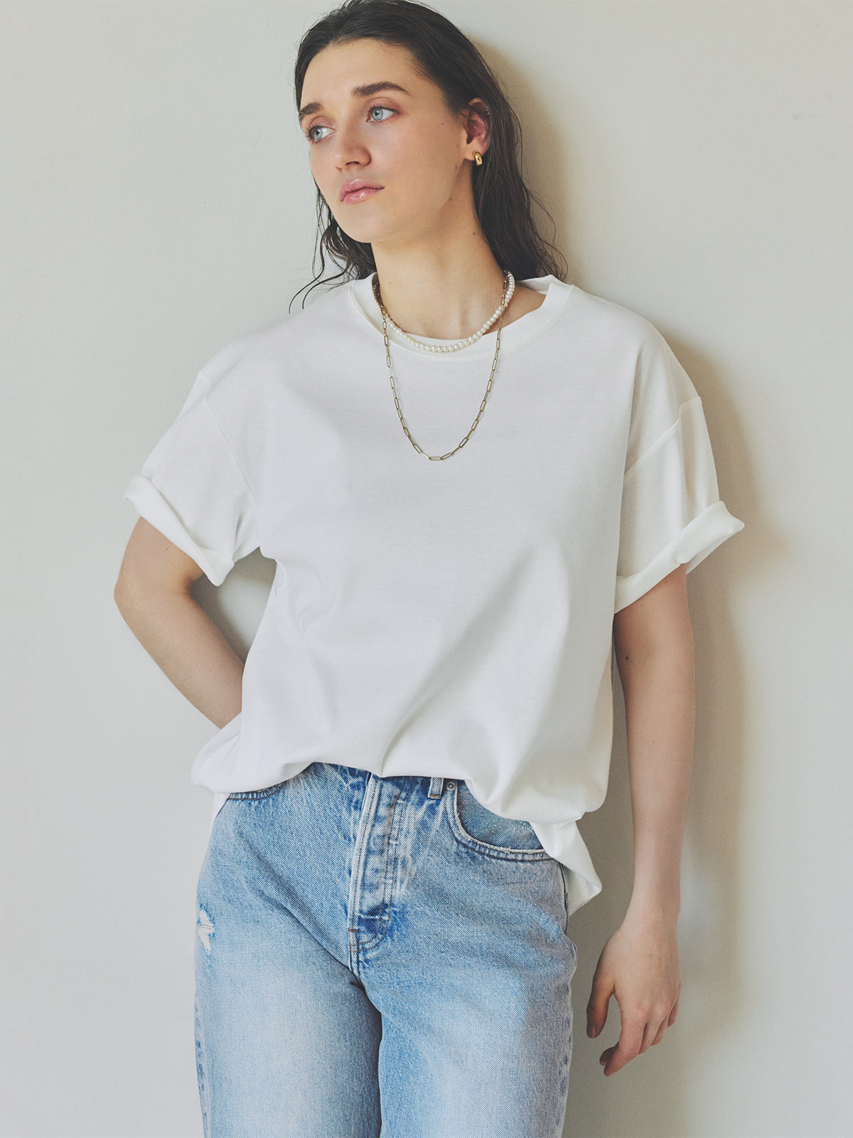 Unisex Ribbed Cotton T-shirt