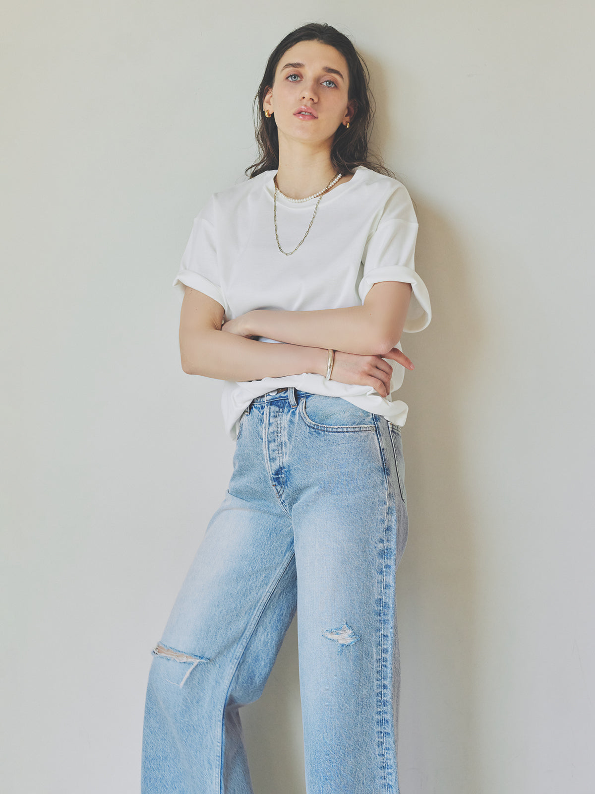 Unisex Ribbed Cotton T-shirt