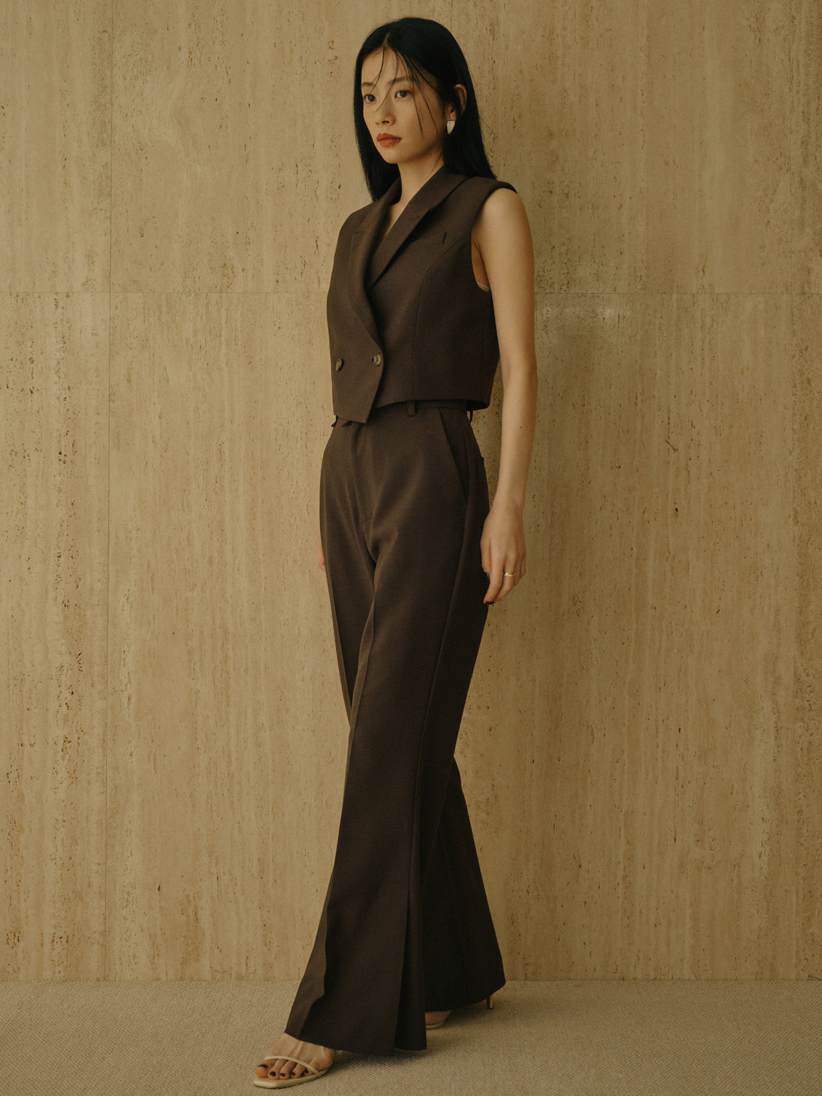 スーチングセミフレアパンツ