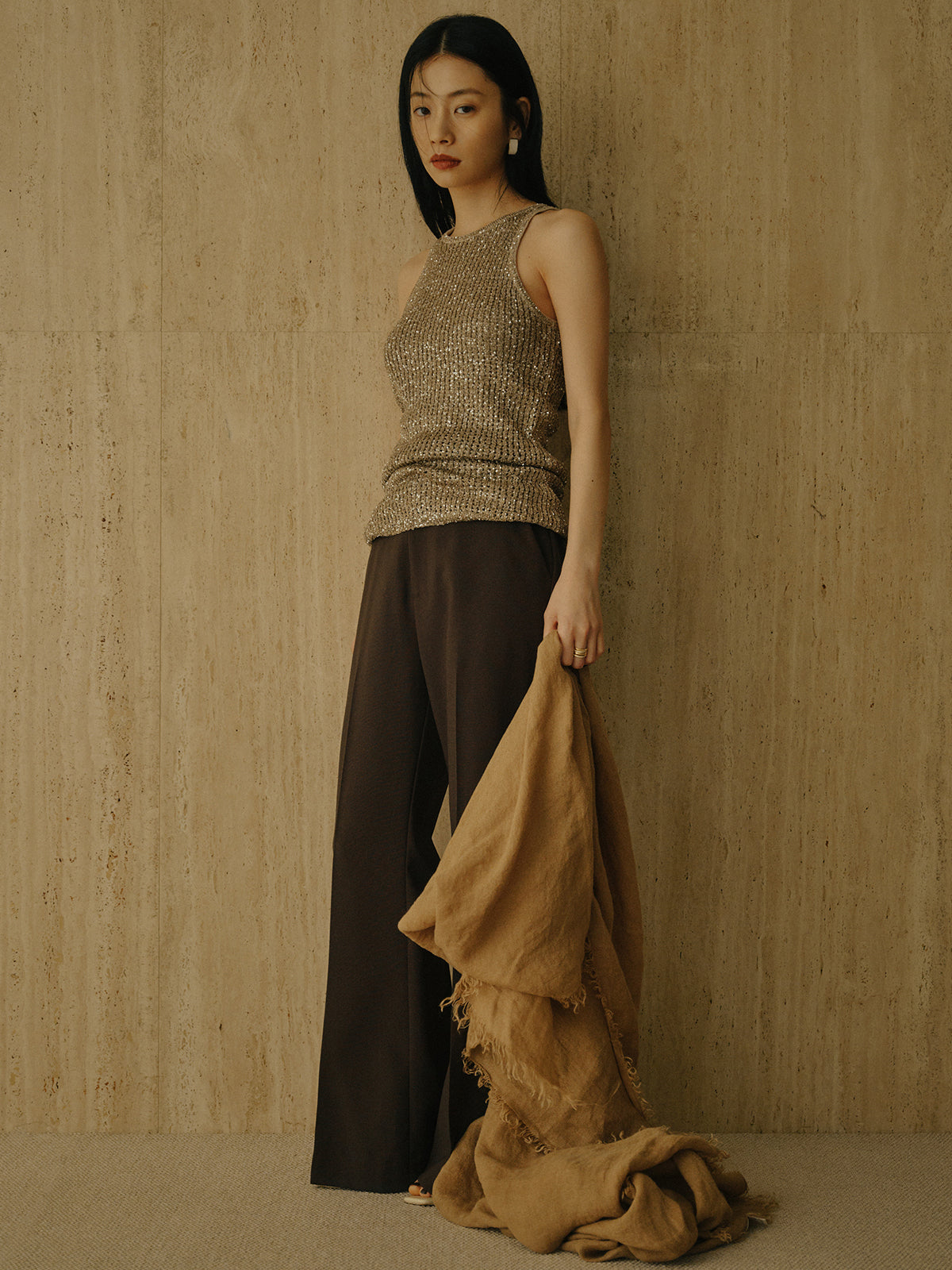 スーチングセミフレアパンツ