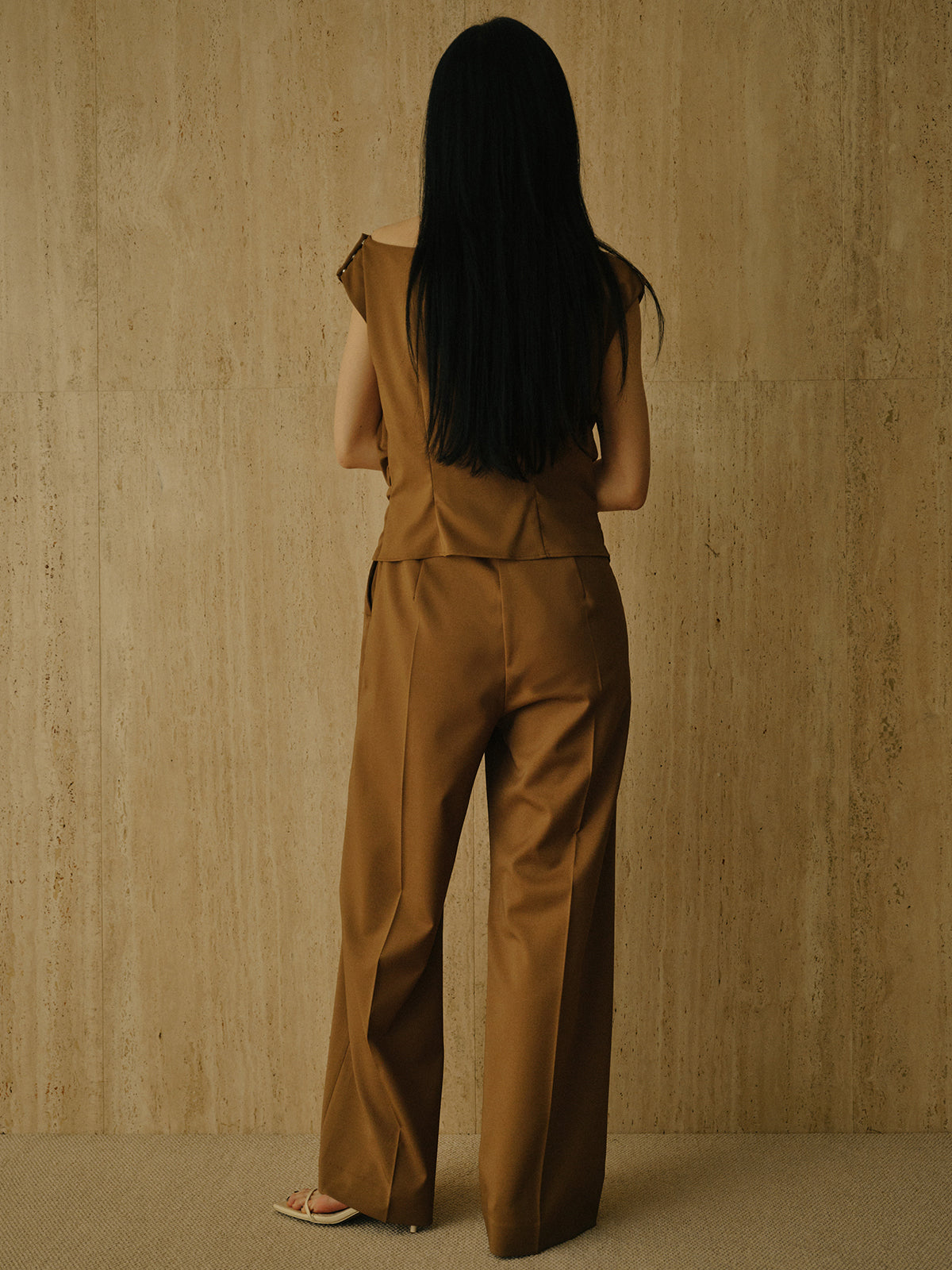 Asymmetric Drape All-in-One