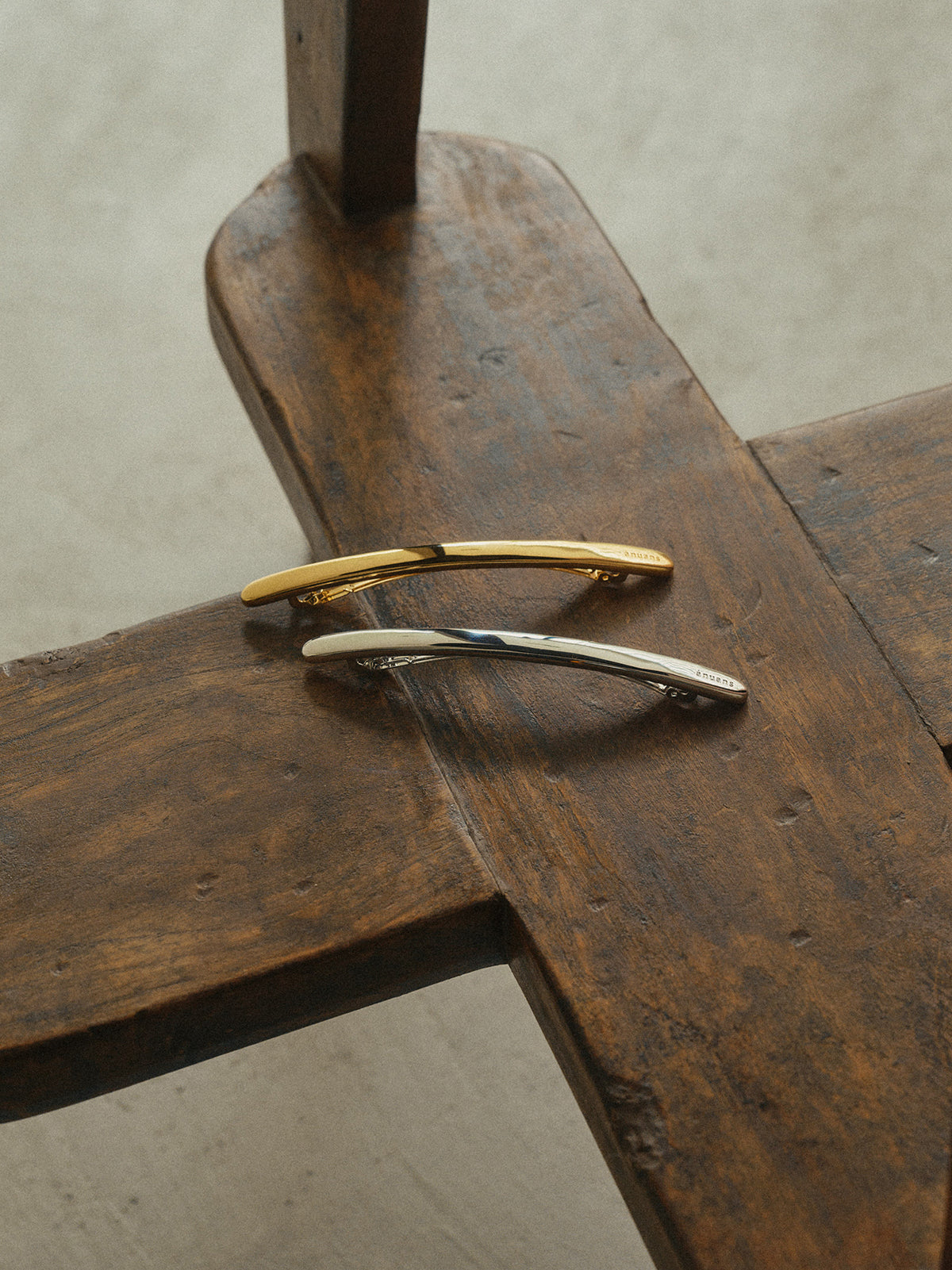 ナローメタルバレッタ