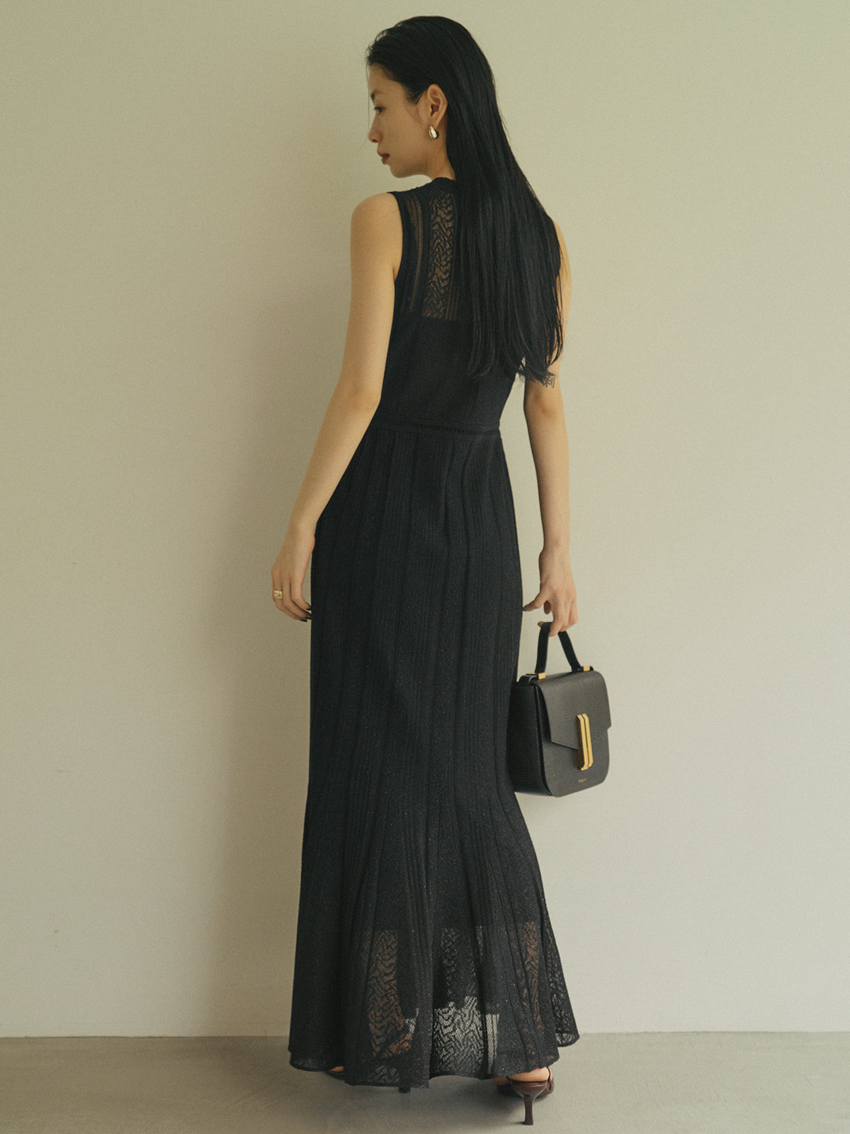 レーシーニットワンピース