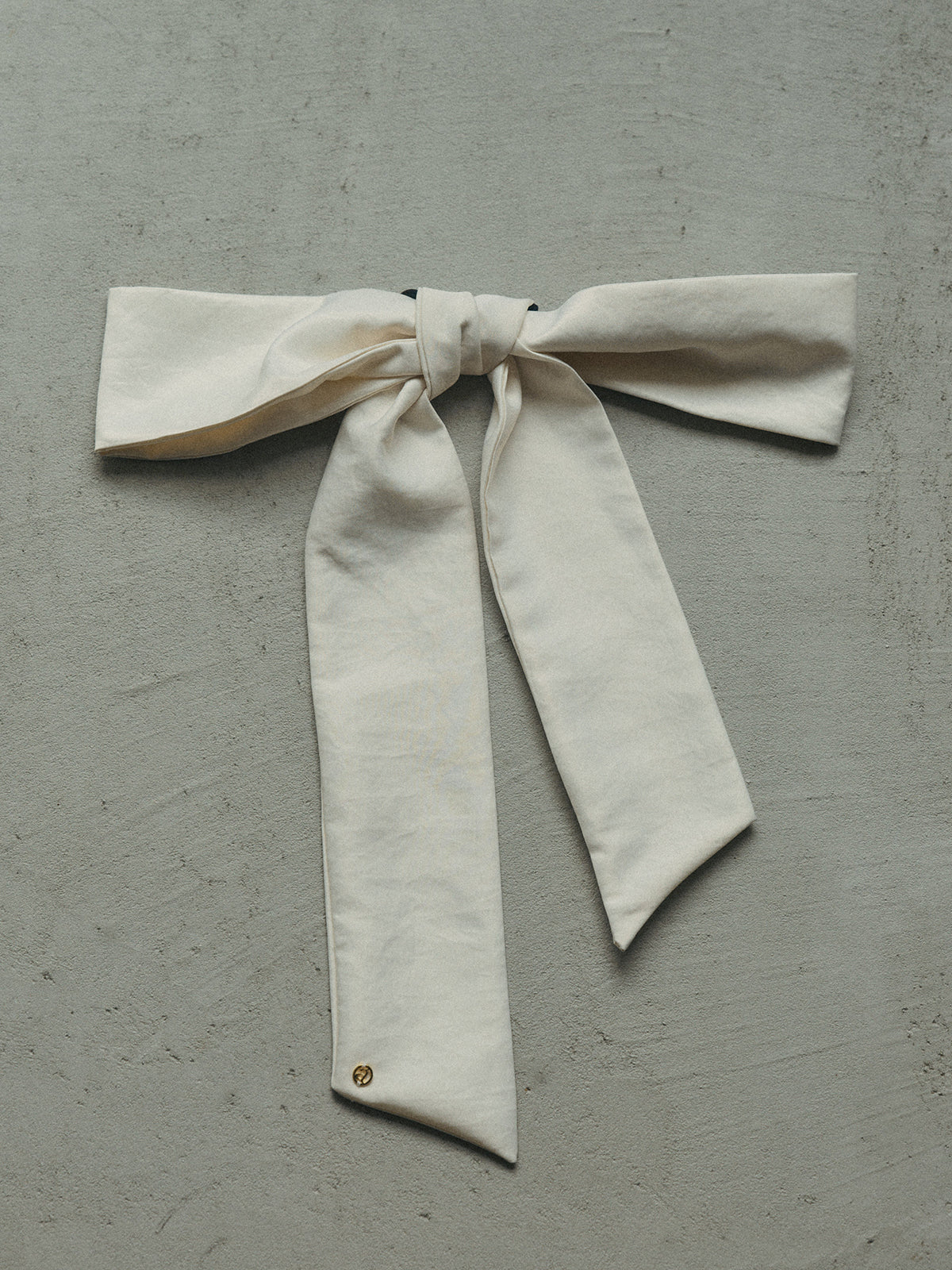 ヴィンテージサテンヘアリボン