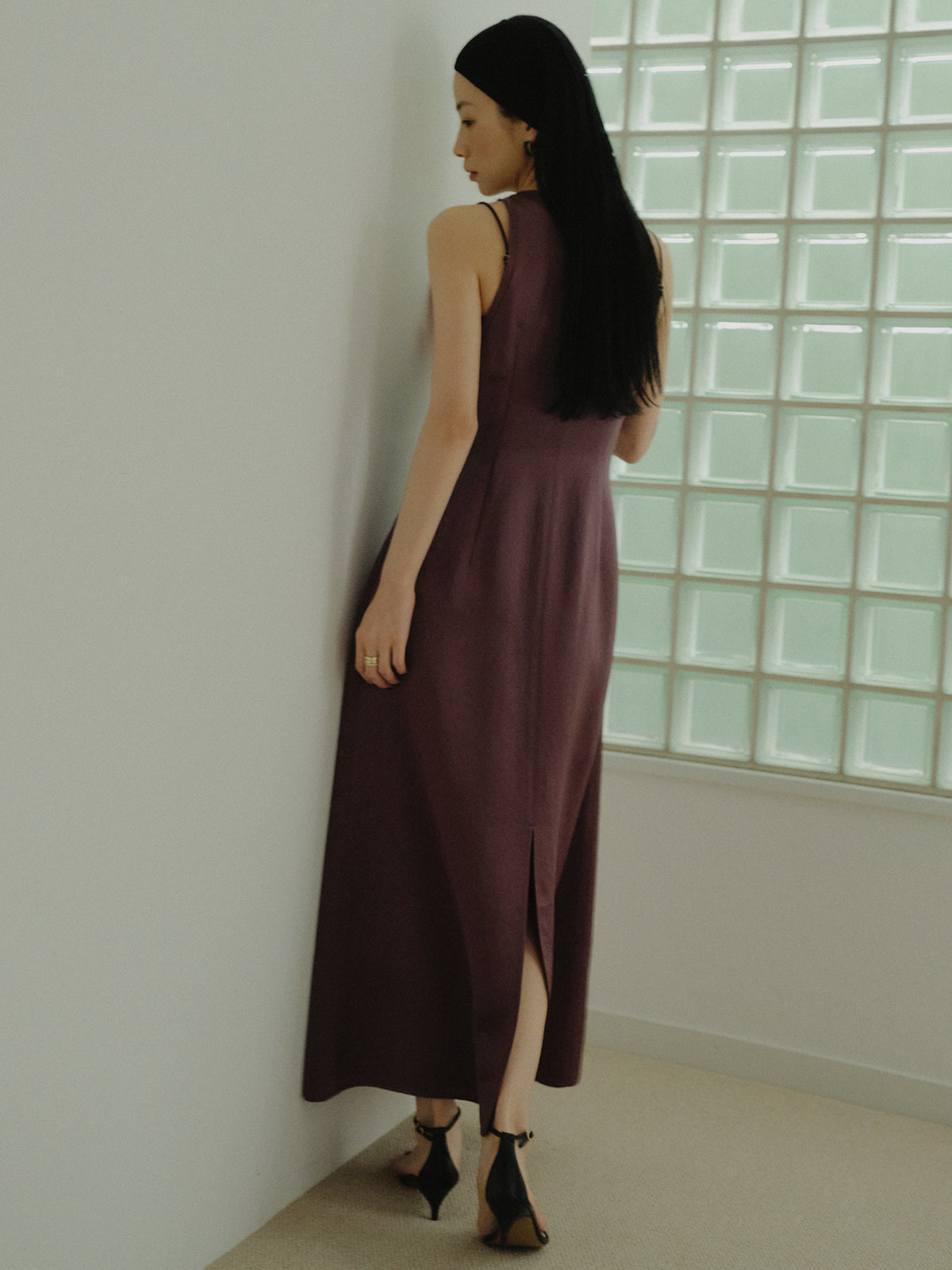 サテンアメスリワンピース