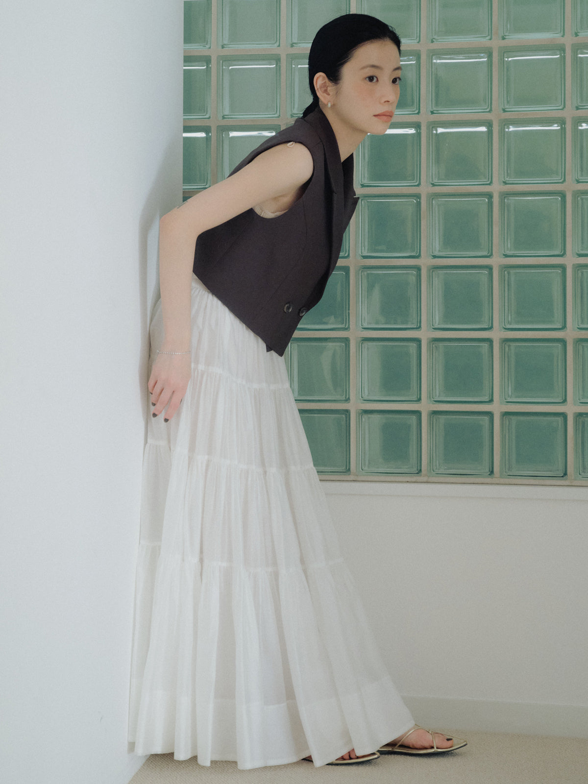 テーラードジレトップス