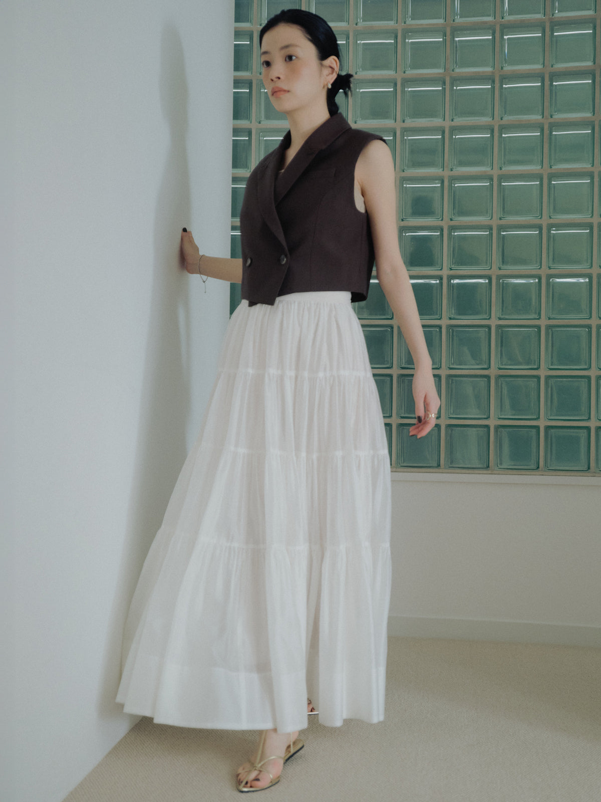 テーラードジレトップス