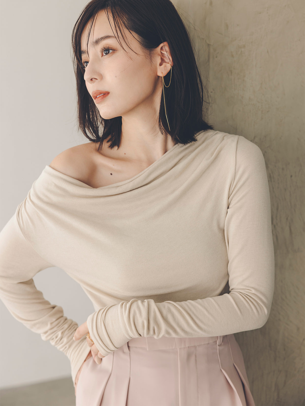 투턱 와이드 팬츠