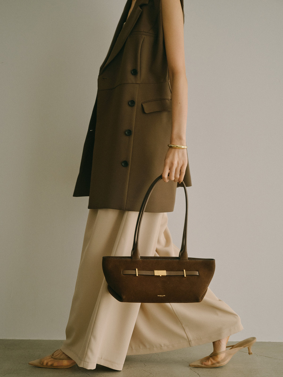 テーラードジレワンピース