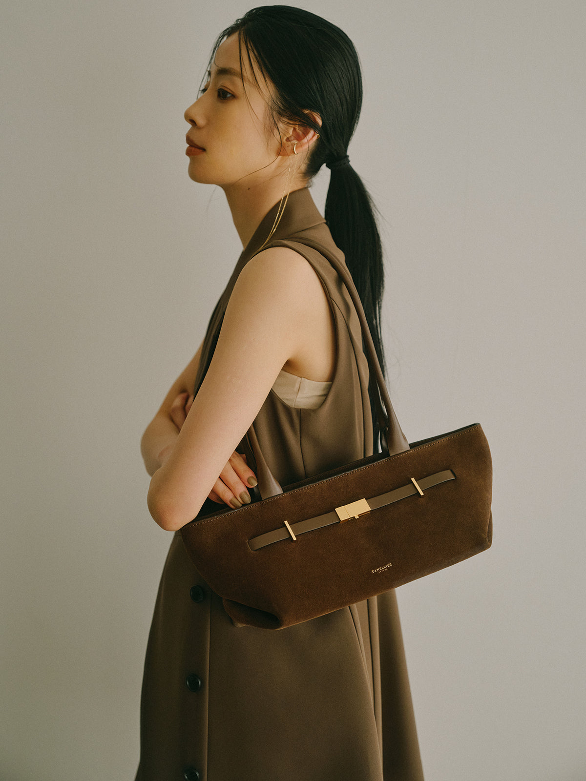 テーラードジレワンピース