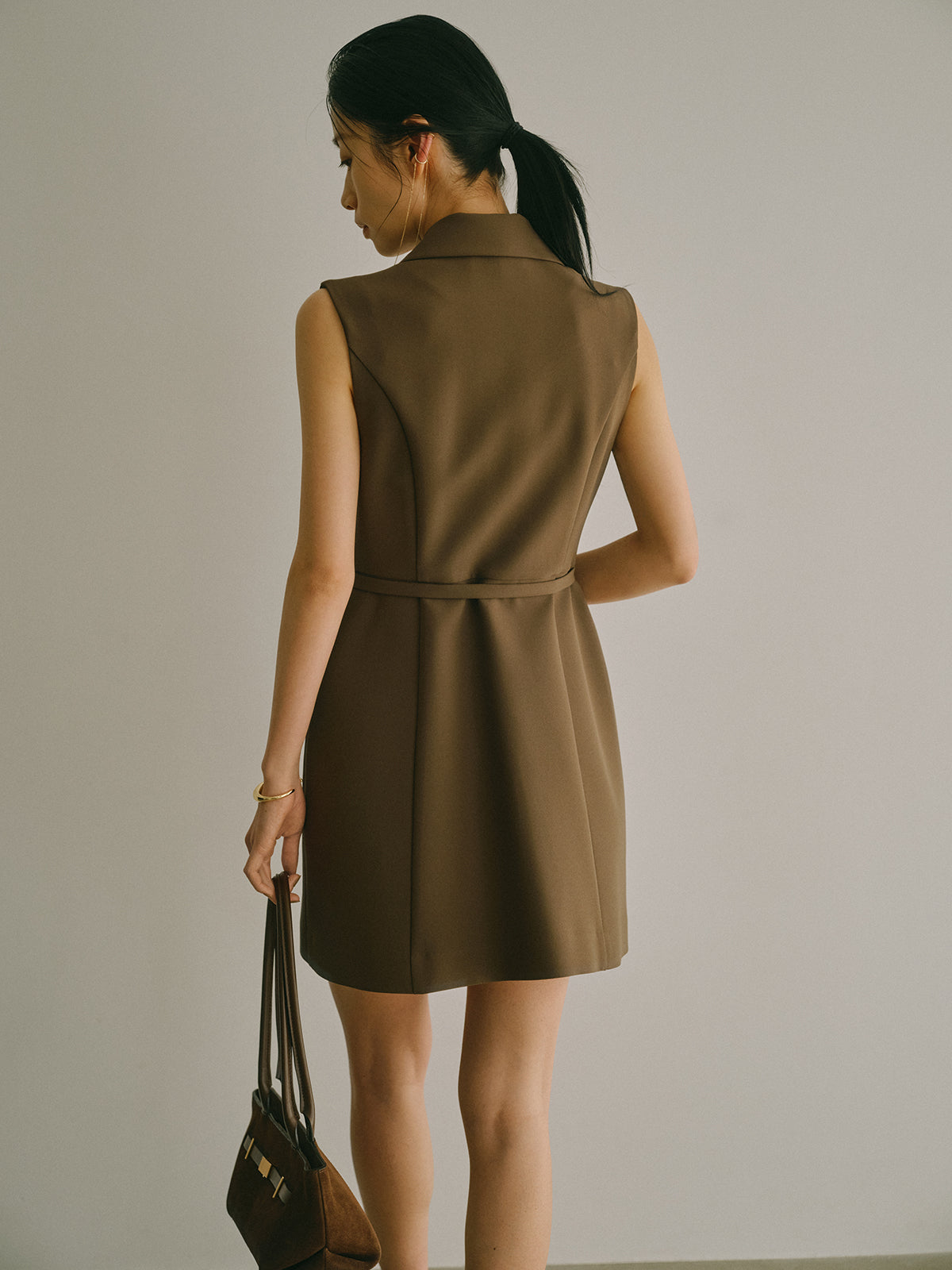 テーラードジレワンピース