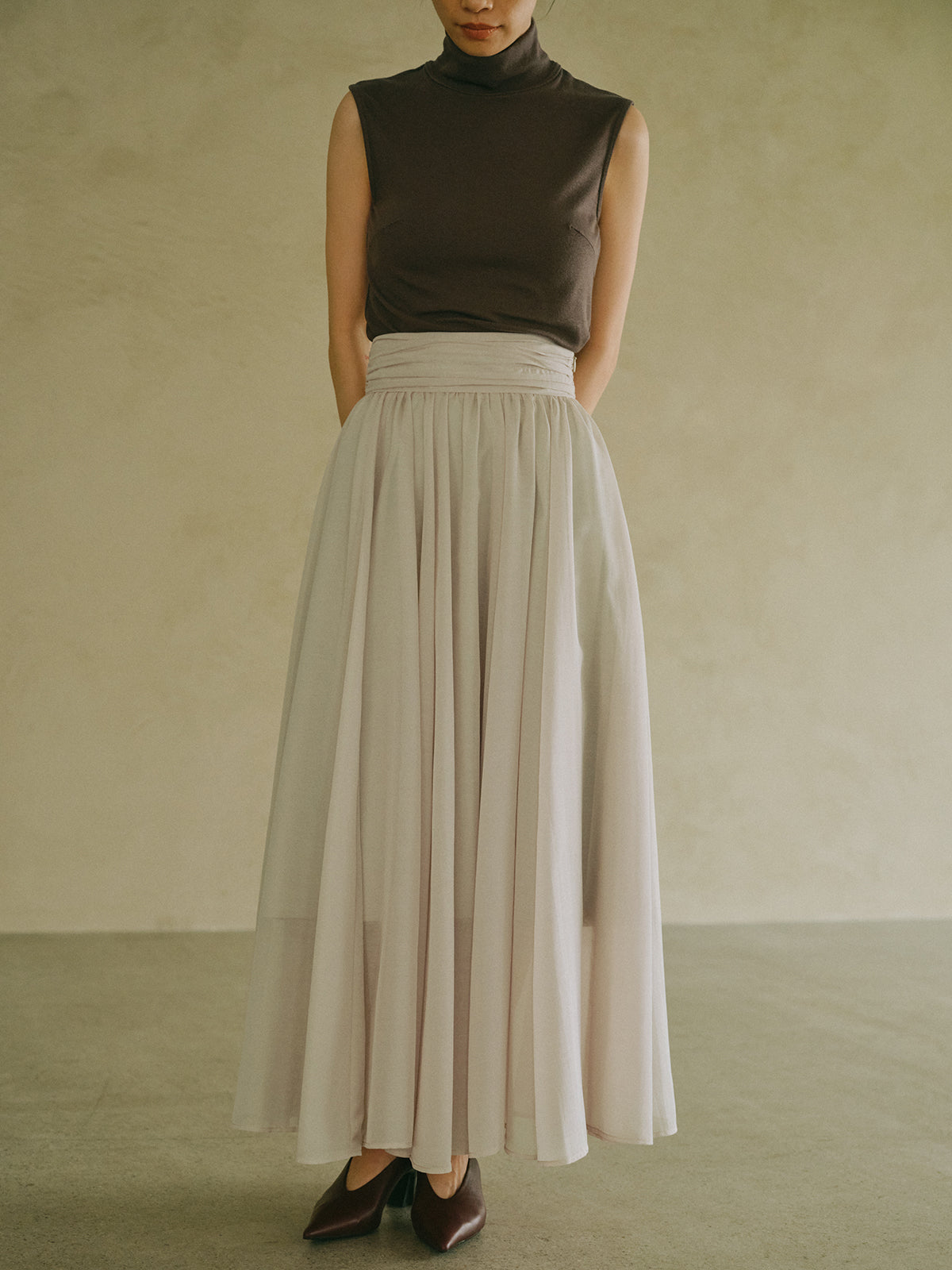 エアリーフレアスカート