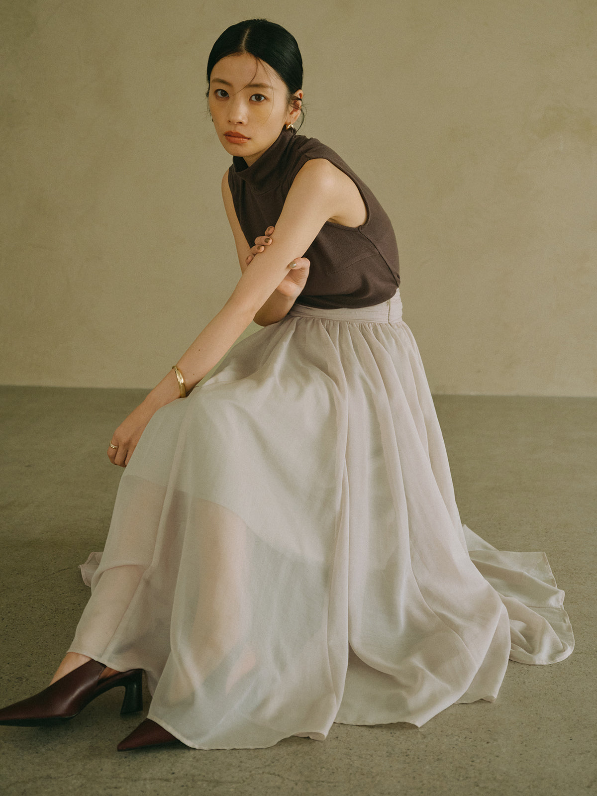 エアリーフレアスカート