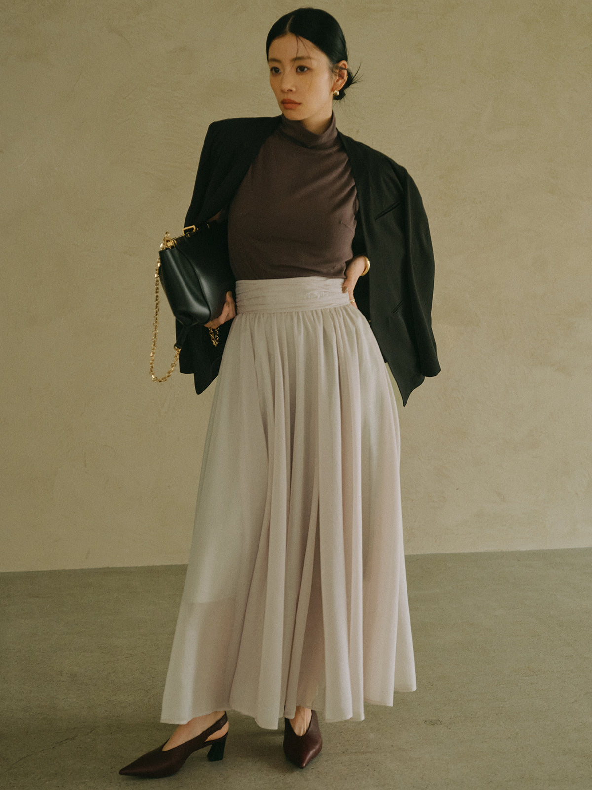 エアリーフレアスカート