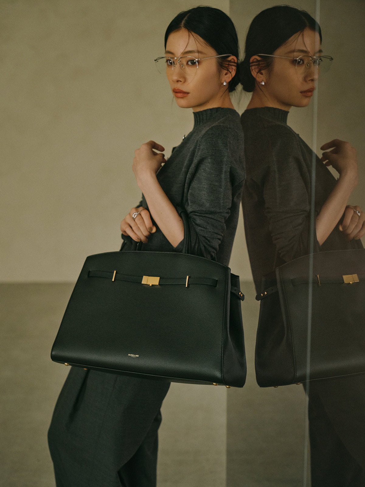 ベーシックウールニットカーディガン