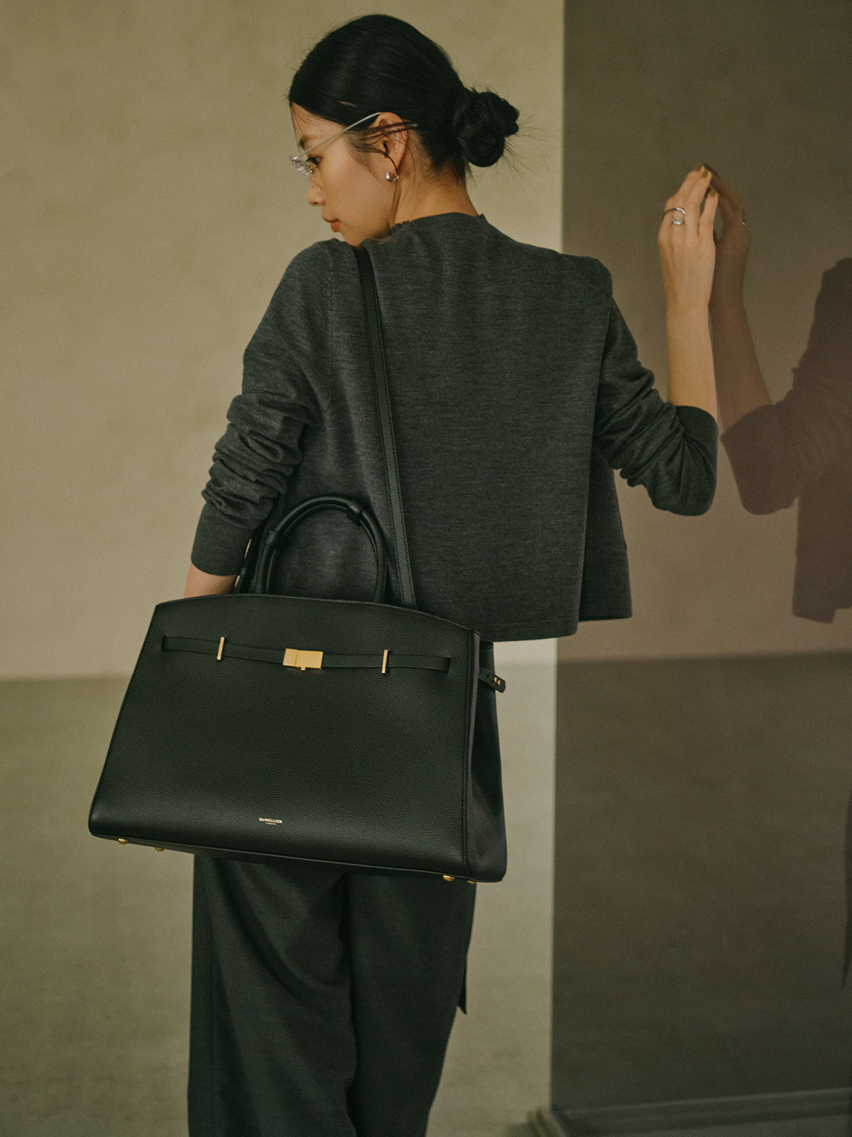 フリルタックワイドパンツ