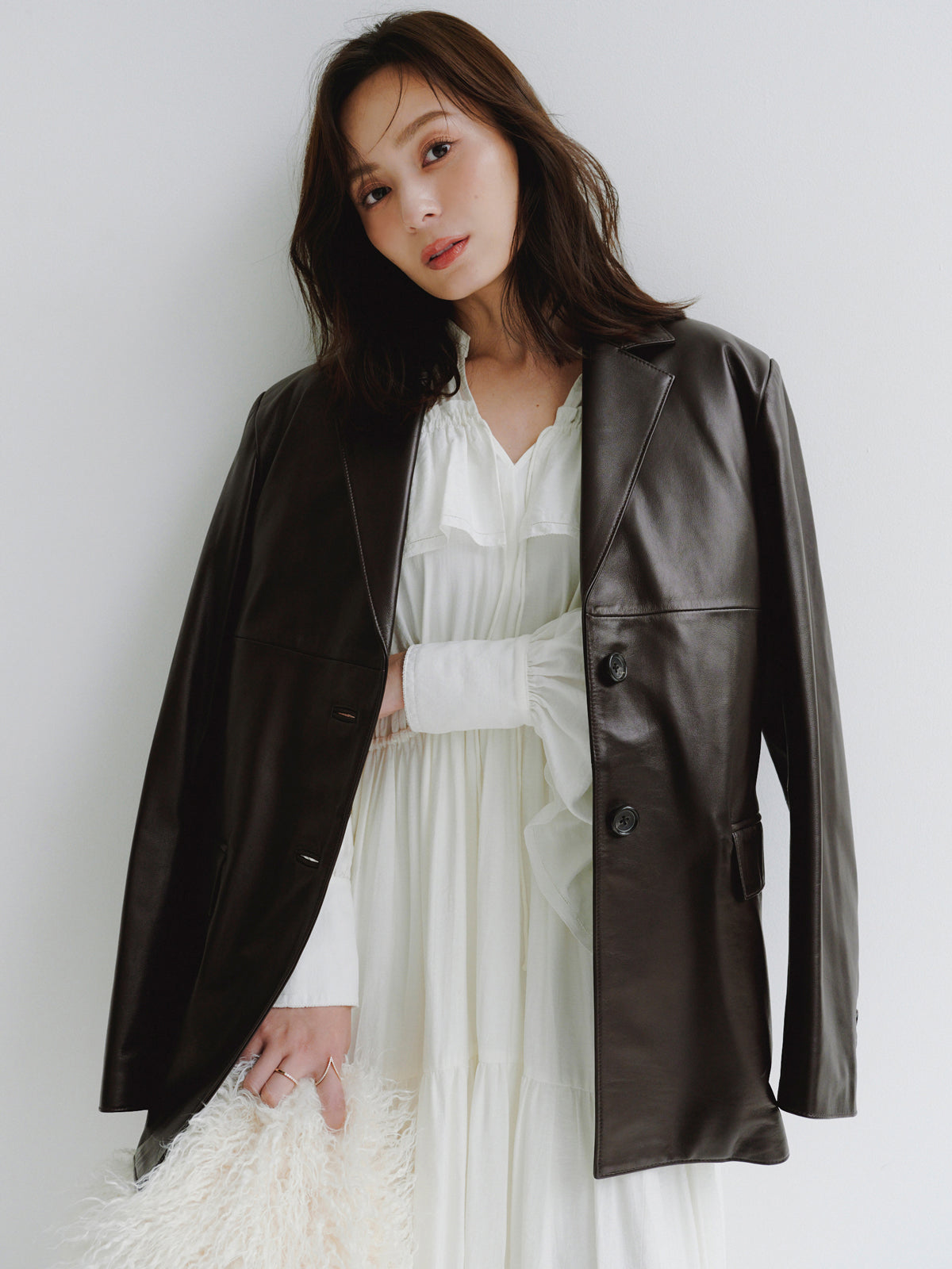 リンクルラッフルワンピース