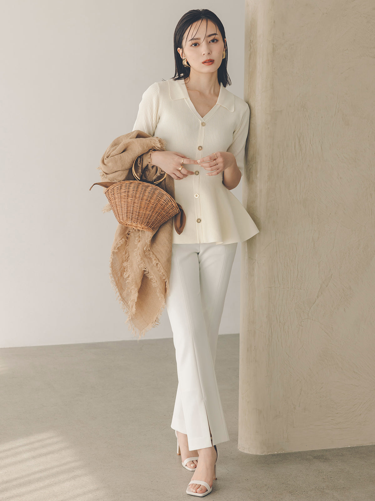 Director:154cm COLOR:ECRU SIZE:S