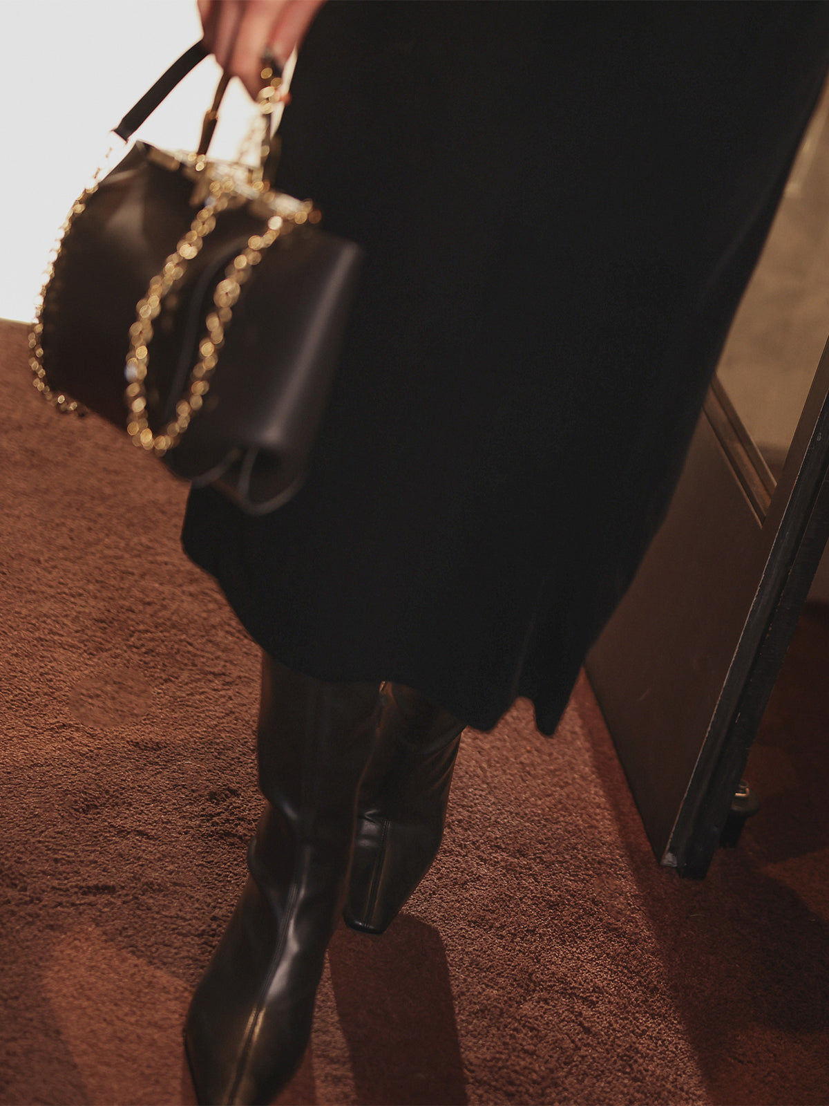 シアーコンビタイトワンピース