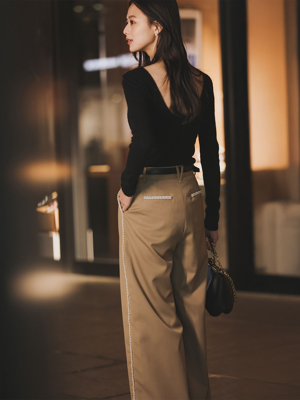 ニットボディスーツ