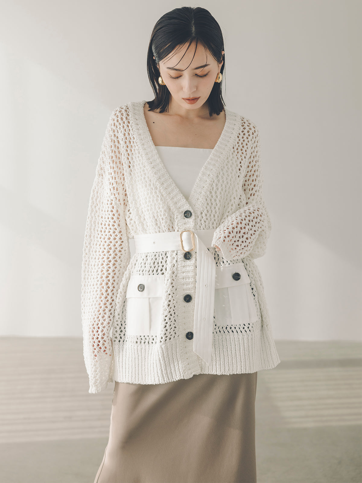 カップインキャミソールベアトップ