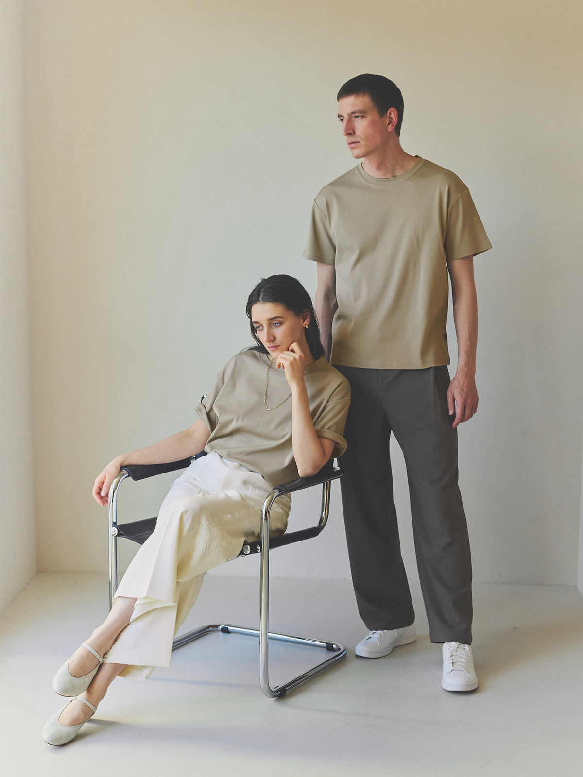 Unisex Ribbed Cotton T-shirt