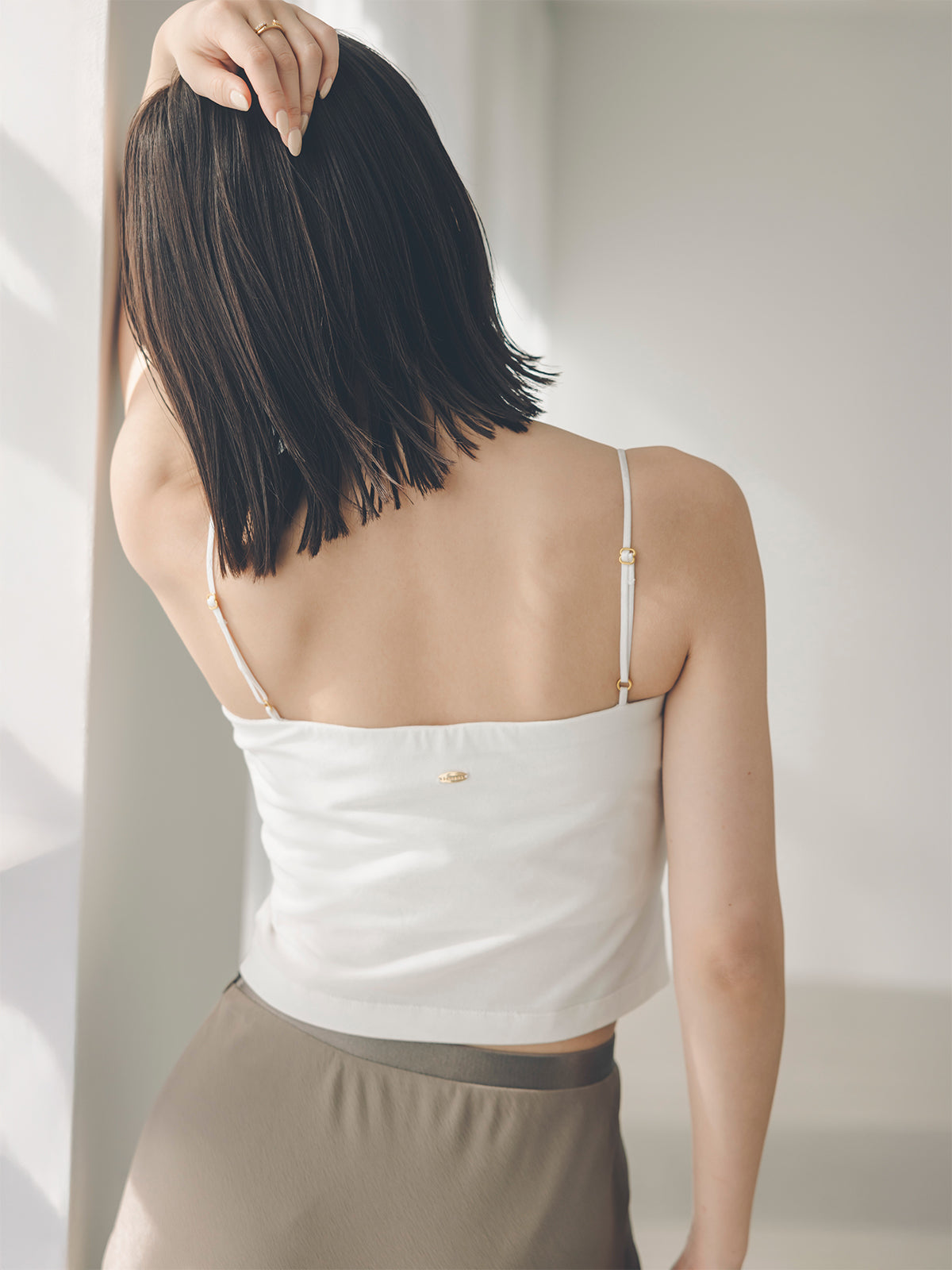 カップインキャミソールベアトップ