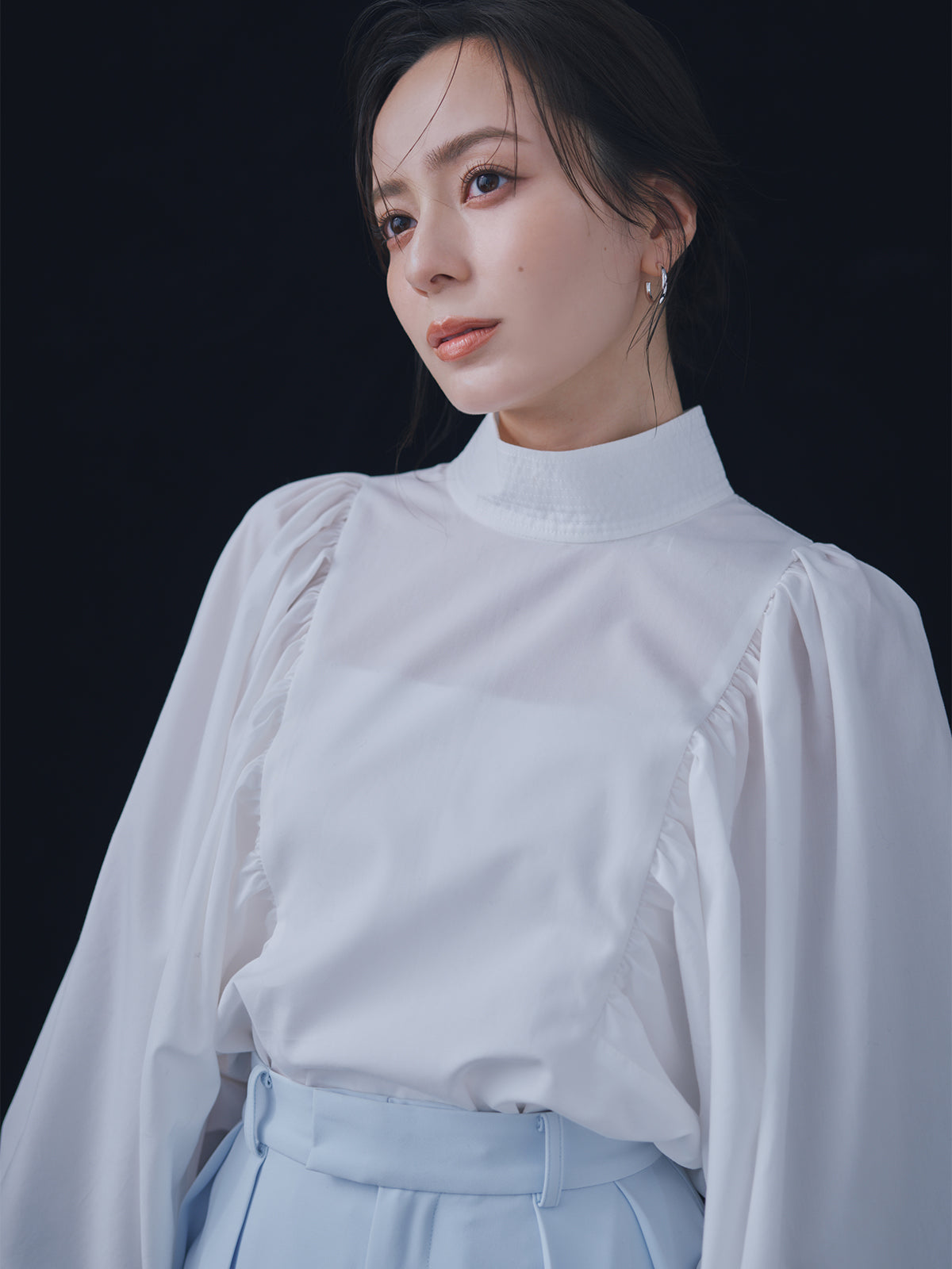 Anniv.ボリュームスリーブブラウス