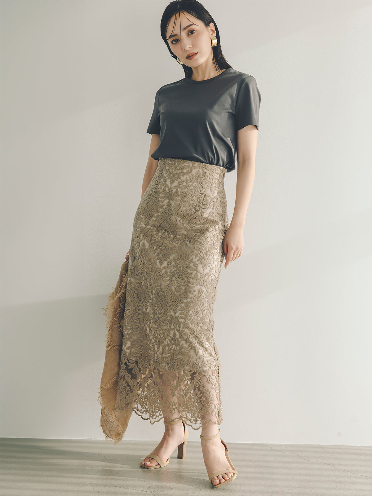 絲滑觸感棉質修身T恤