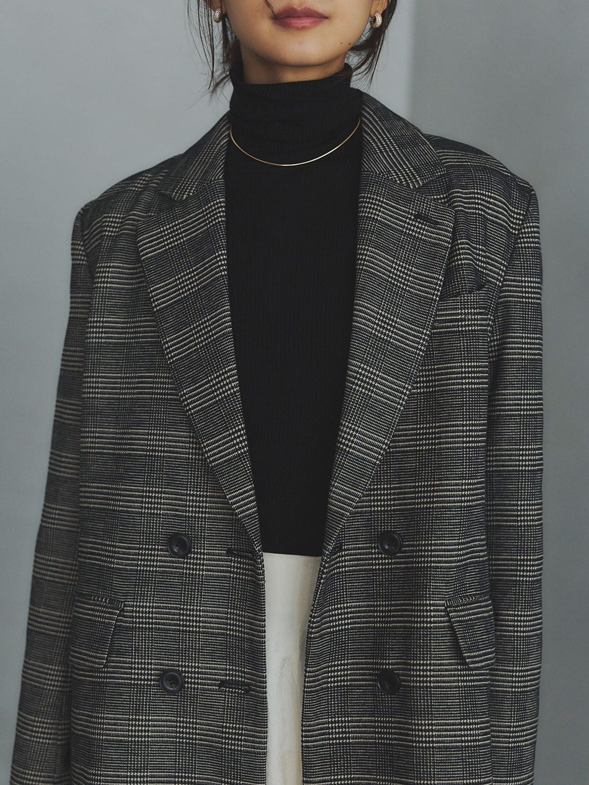 寬鬆西裝外套大衣