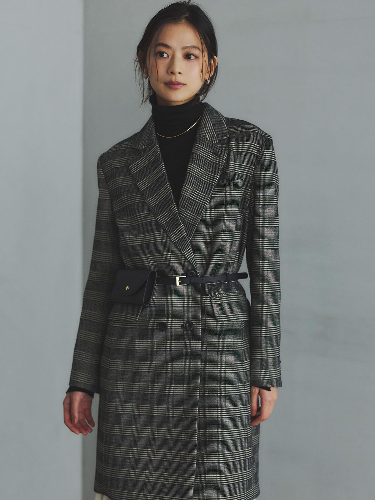 寬鬆西裝外套大衣