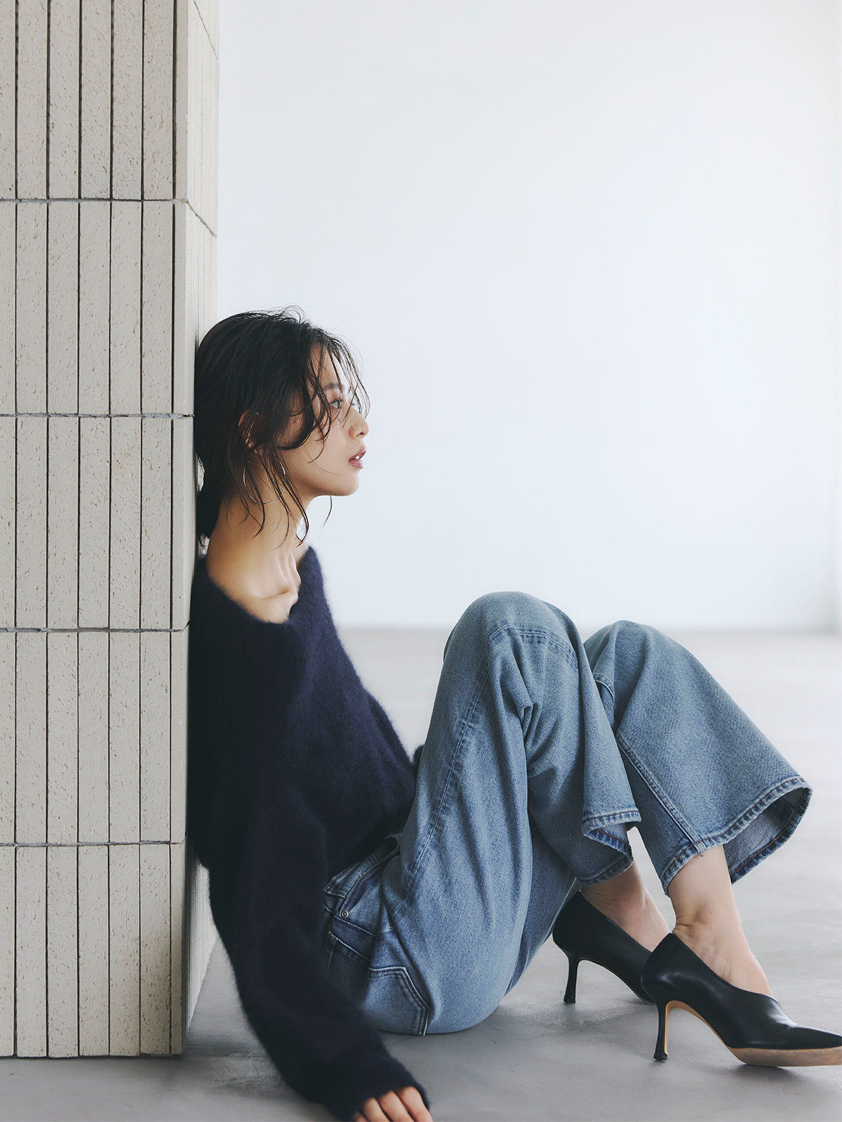 ラクーンフォックスオフショルニットプルオーバー