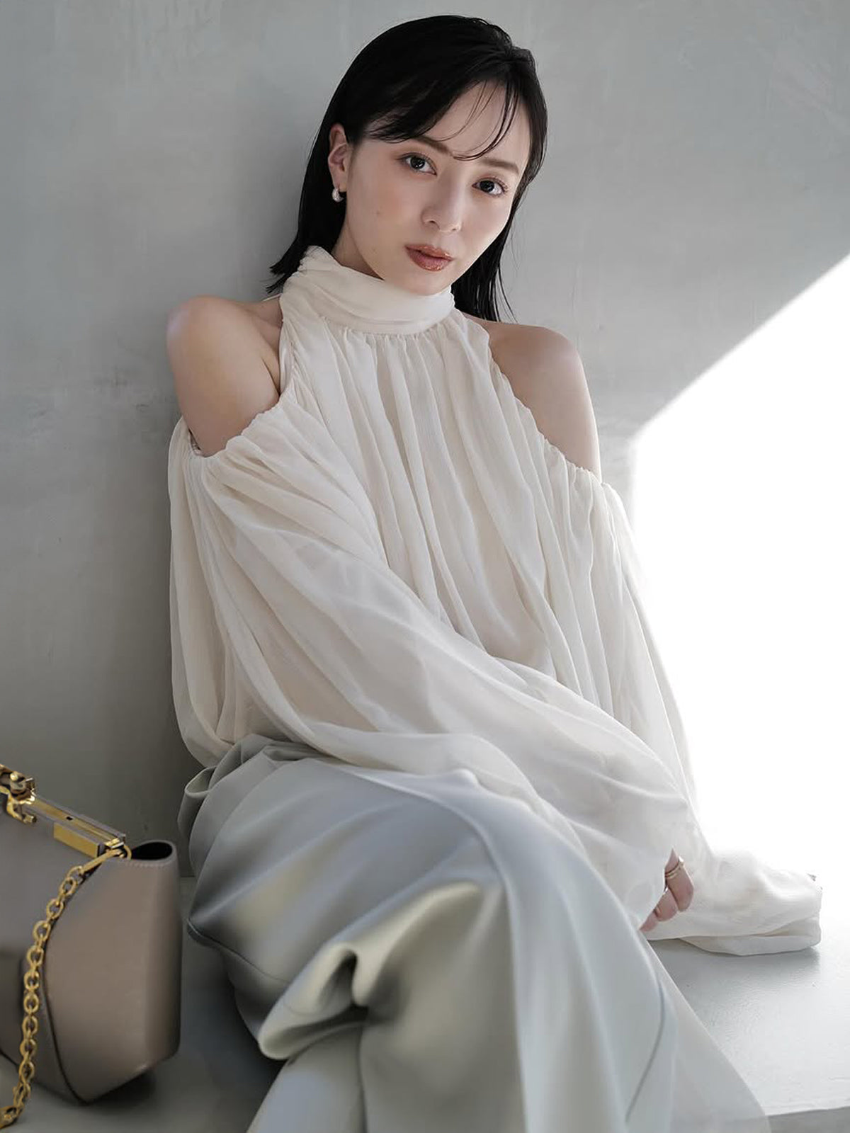 투턱 와이드 팬츠