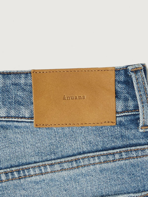 Wide leg denim