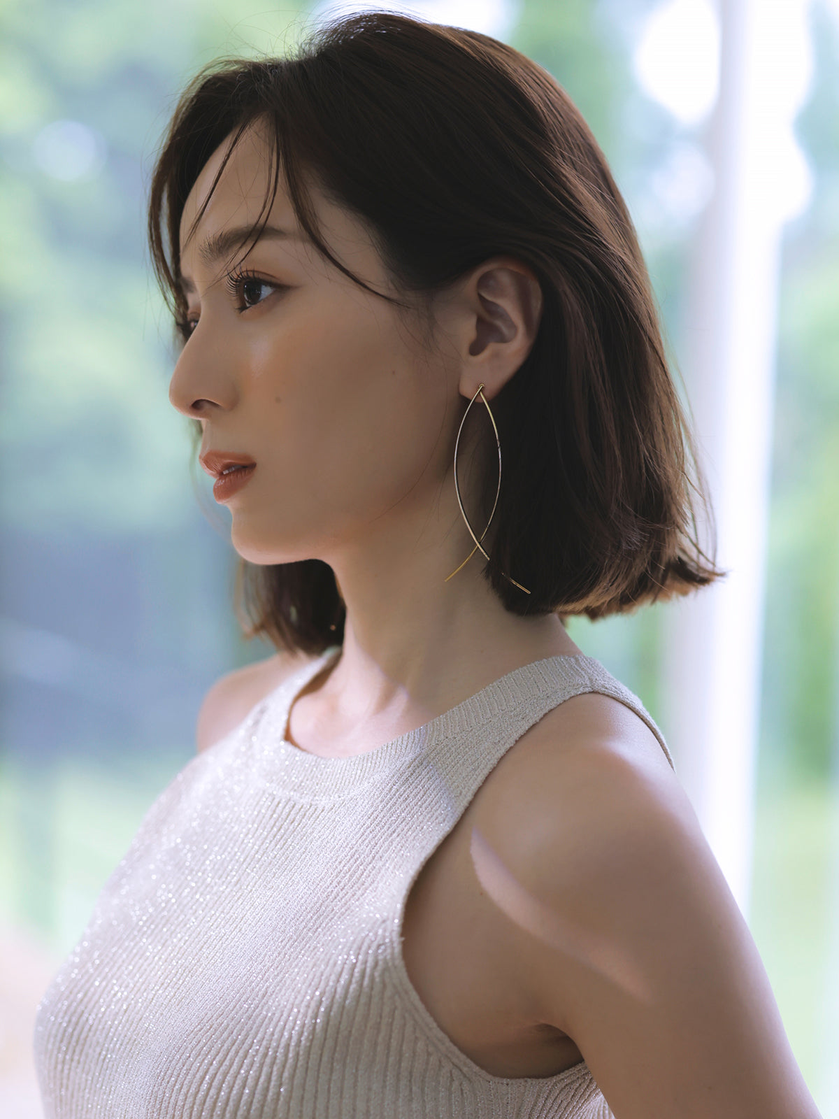 2wayツイストバーピアス