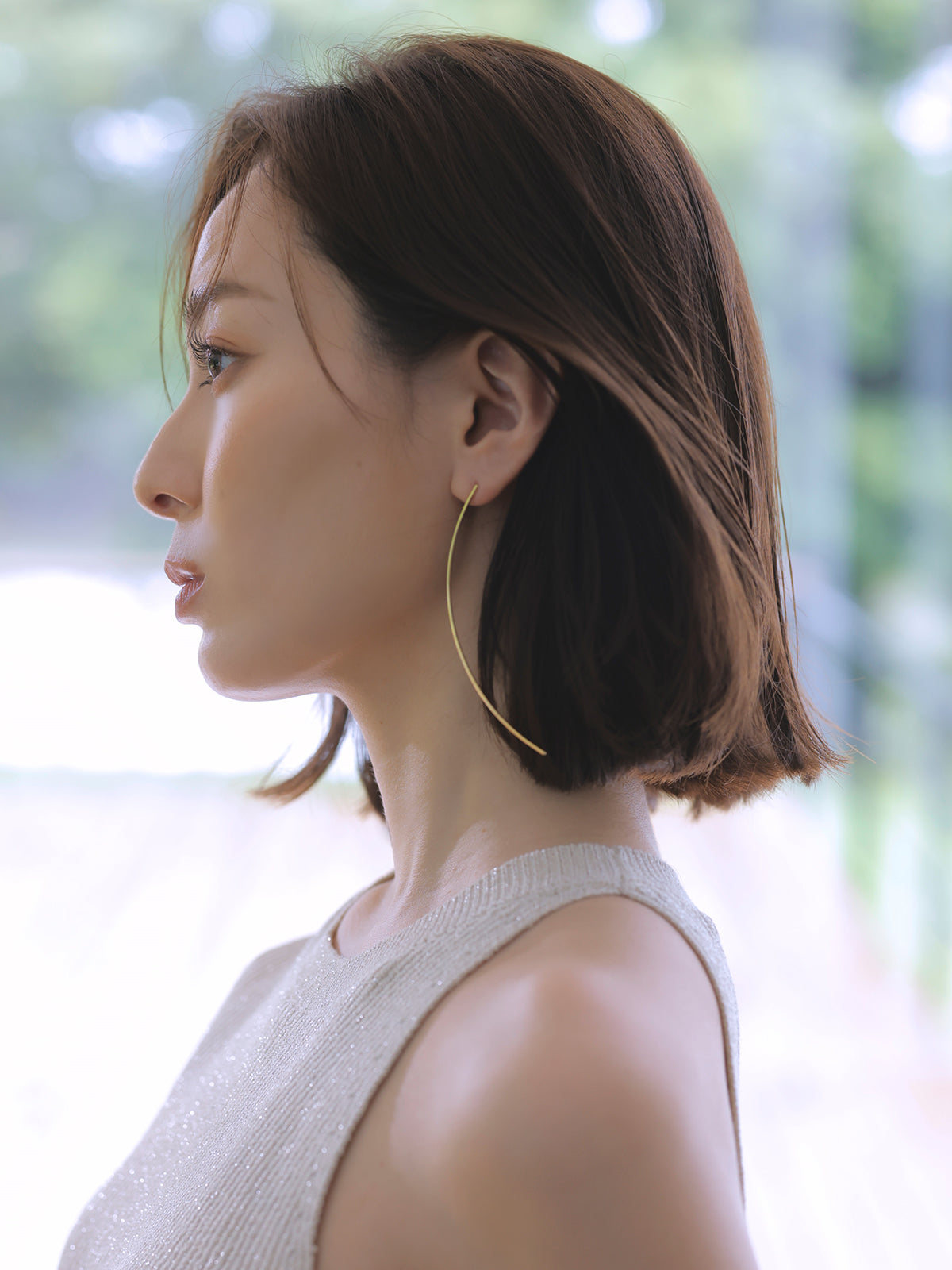 2wayツイストバーピアス