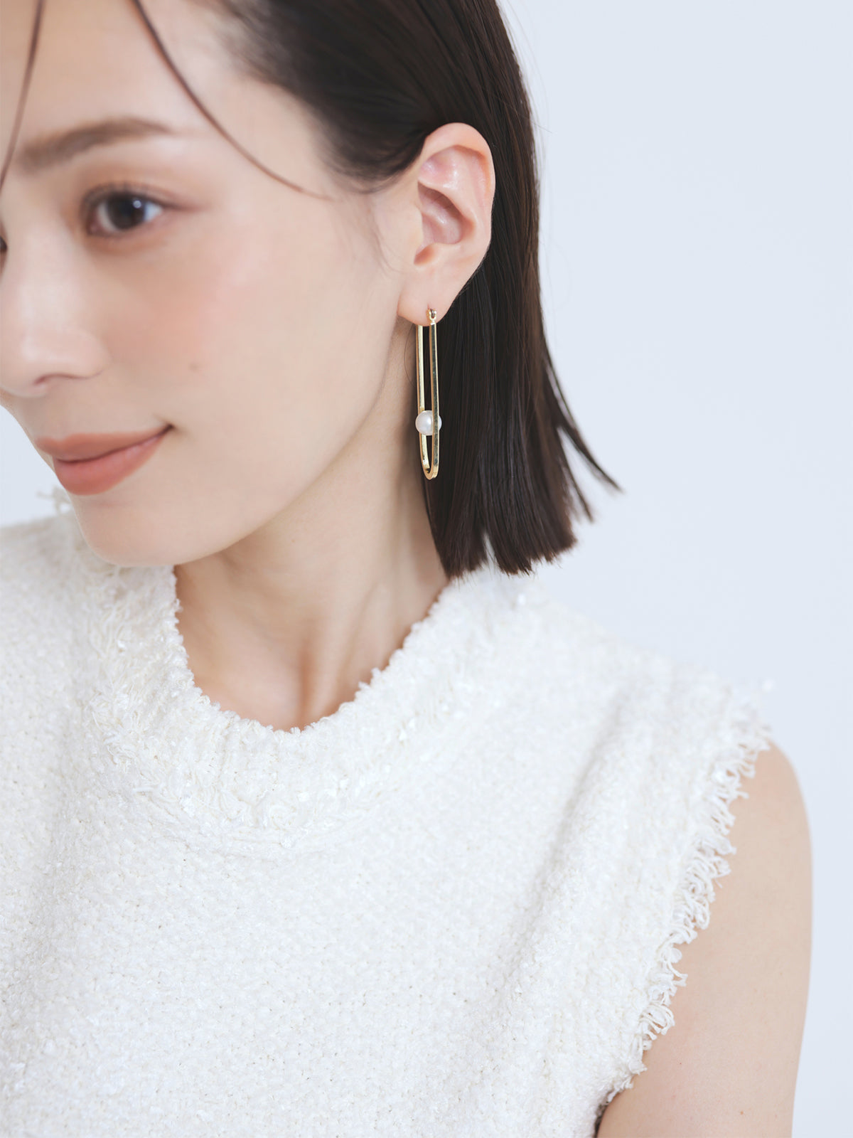 エンベデッドパールピアス