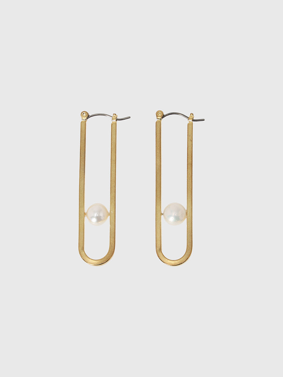 エンベデッドパールピアス