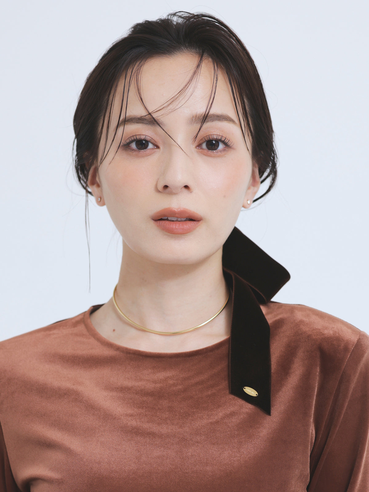 ベルベットリボンヘアゴム