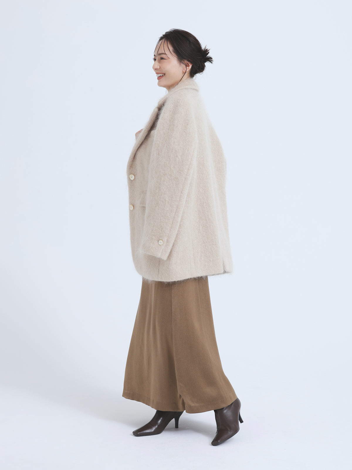 モヘアシャギーテーラードジャケット