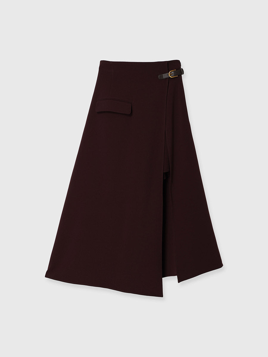 アシンメトリーレイヤードスカート