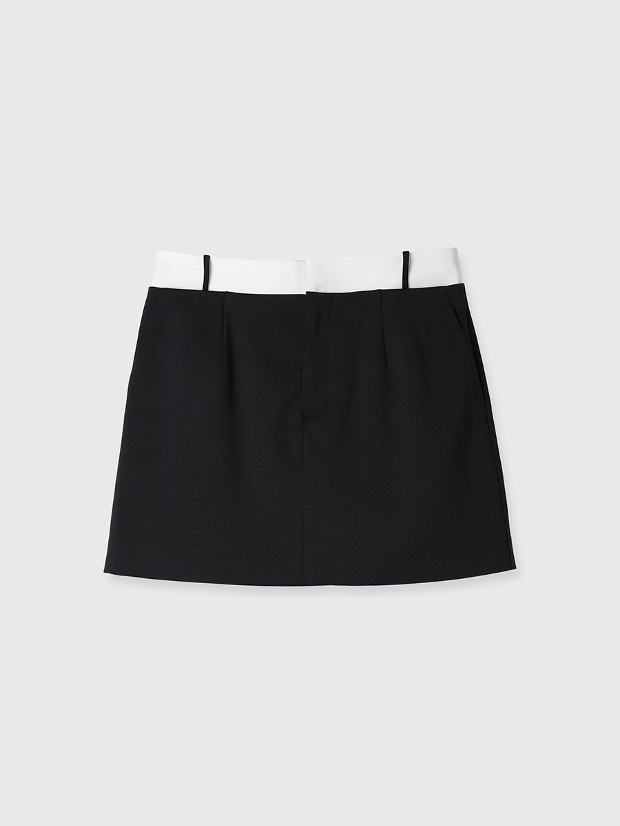 Shirt Belt Mini Skirt