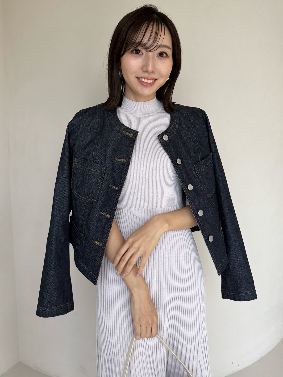 セミマーメイドニットワンピース