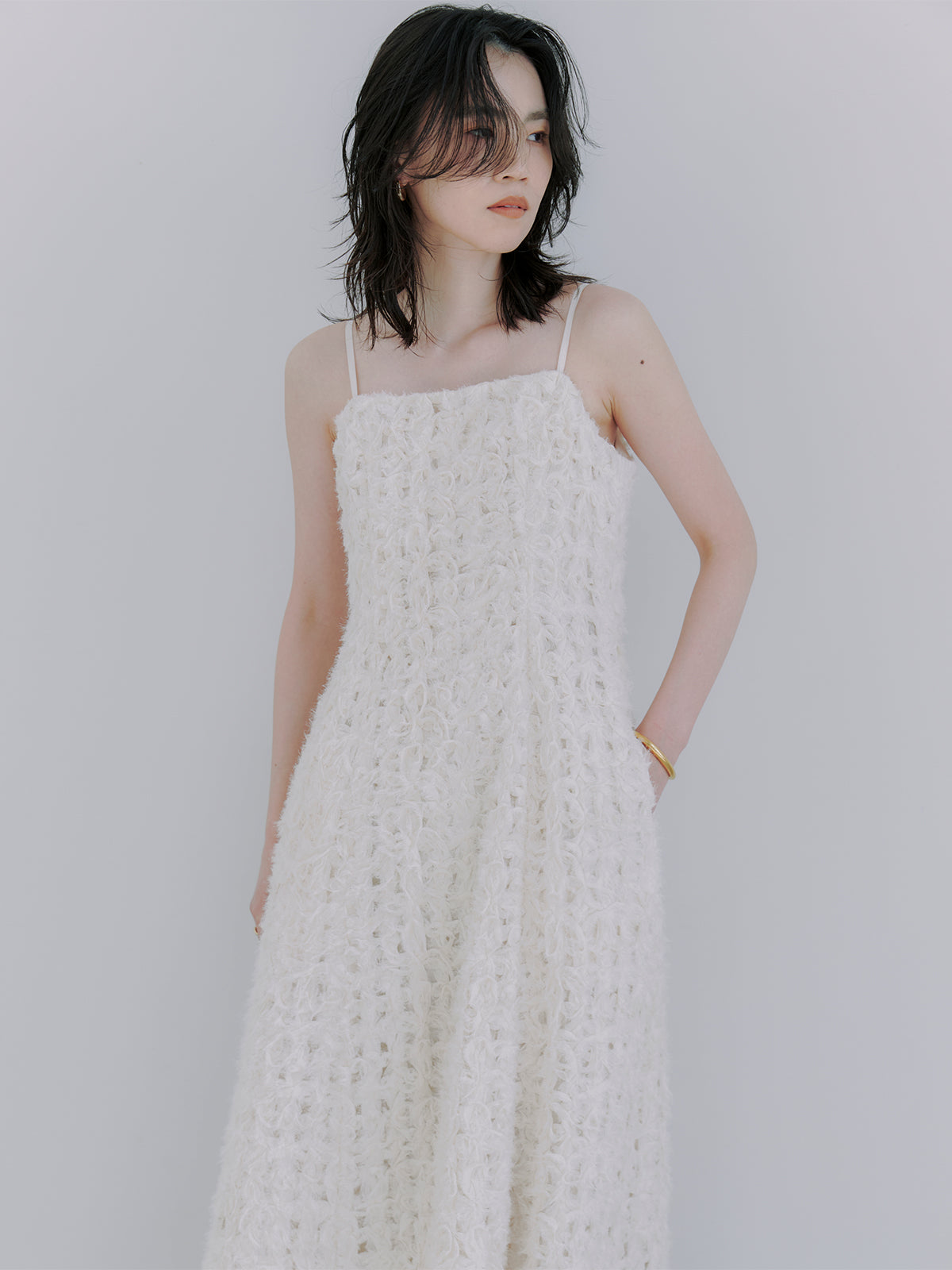 Embroidered Flare Camisole Dress Embroidered Flare Camisole Dress