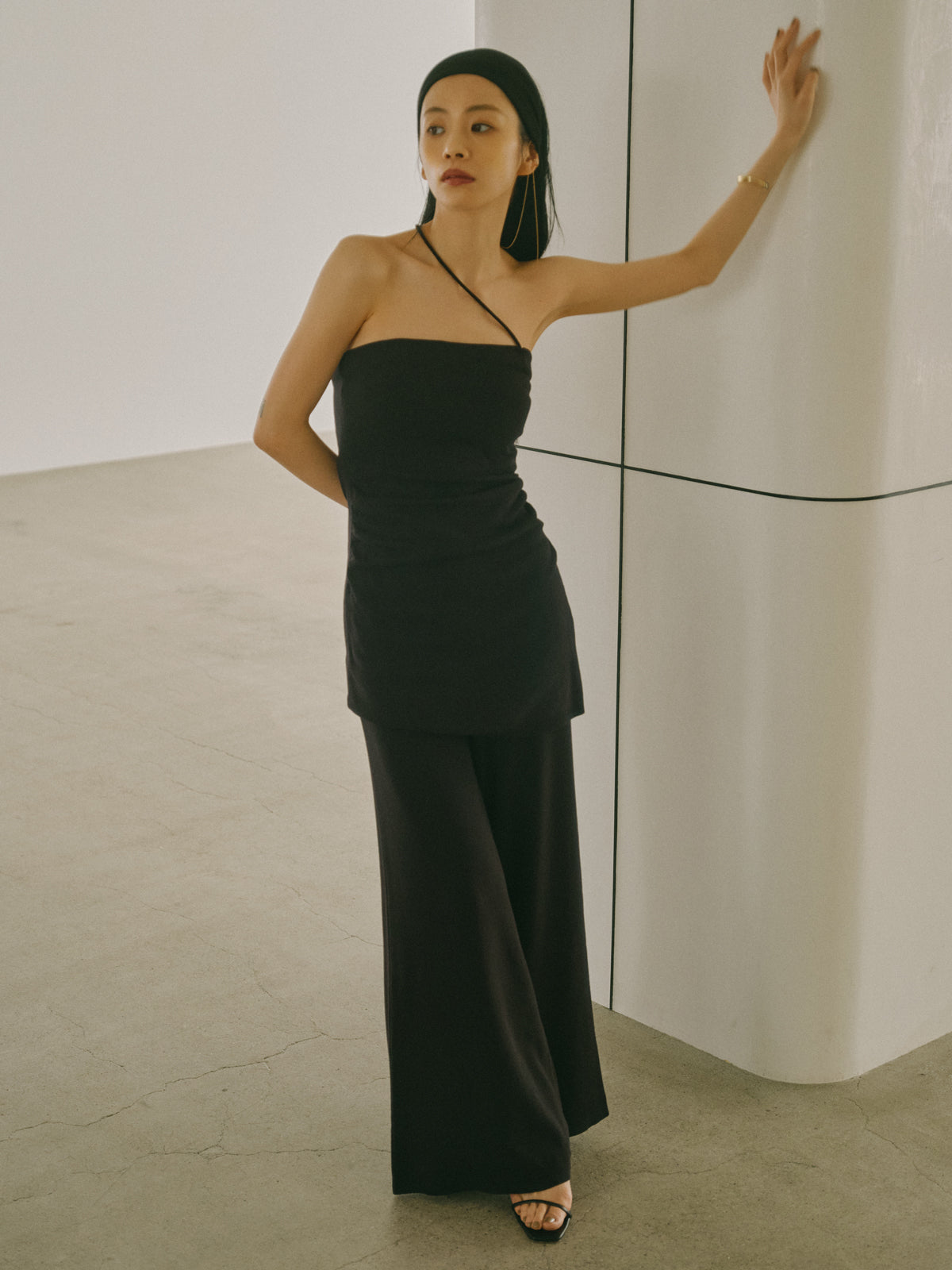 ナローニットセットアップ