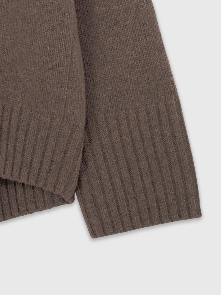 HAMILTONウールカシミヤタートルネックプルオーバー