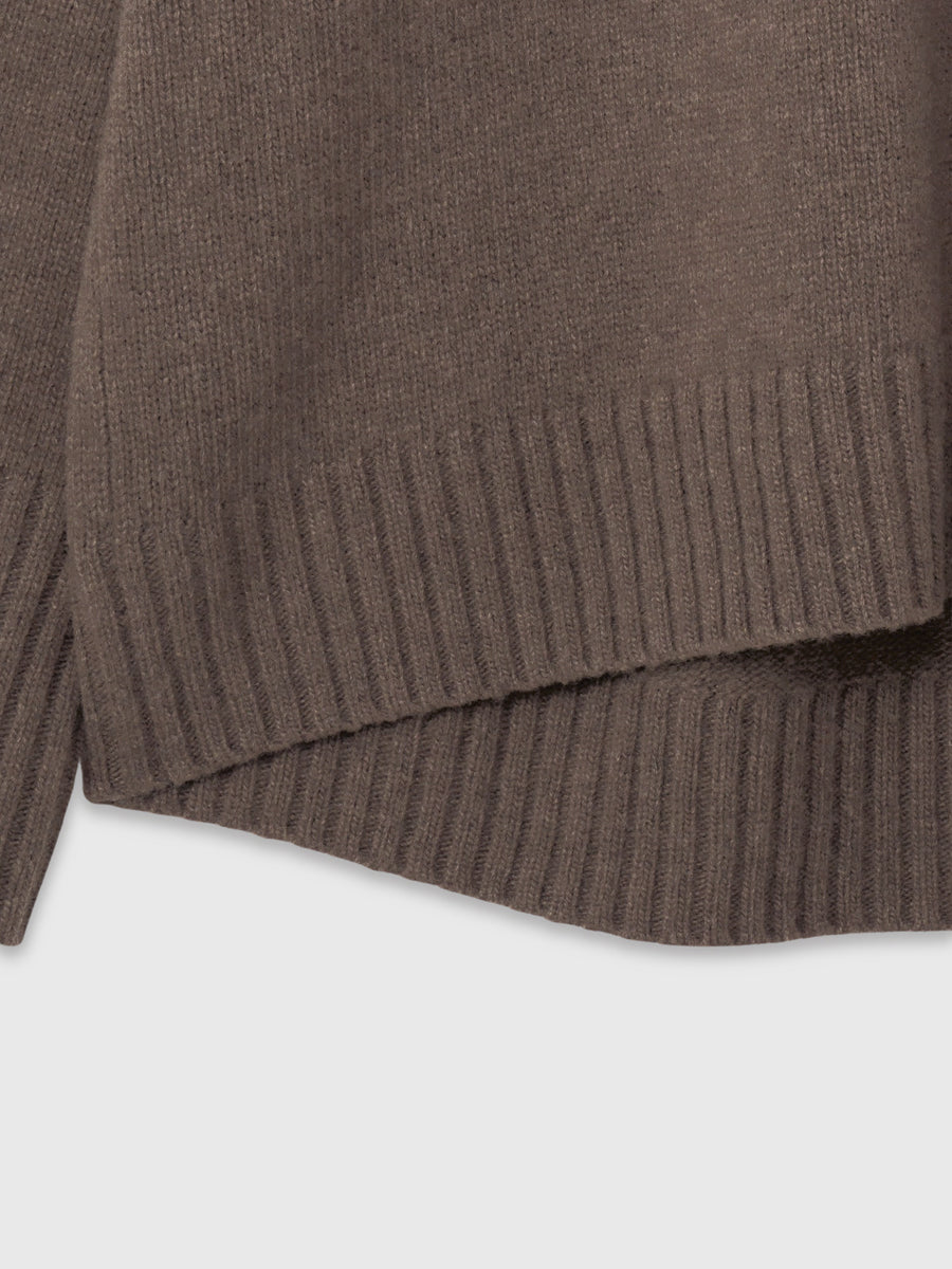 HAMILTON 울 캐시미어 터틀넥 풀오버