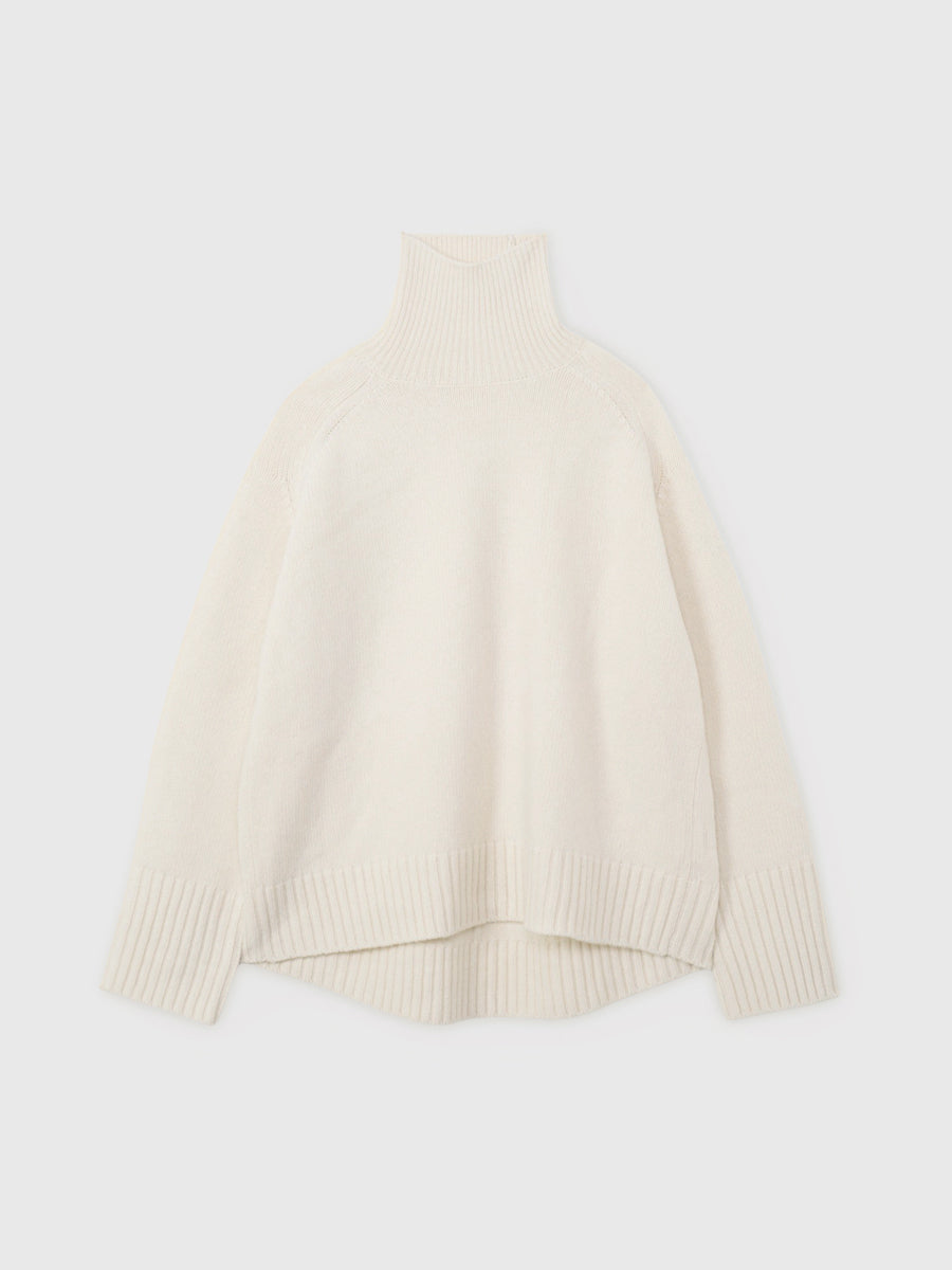 HAMILTON 울 캐시미어 터틀넥 풀오버