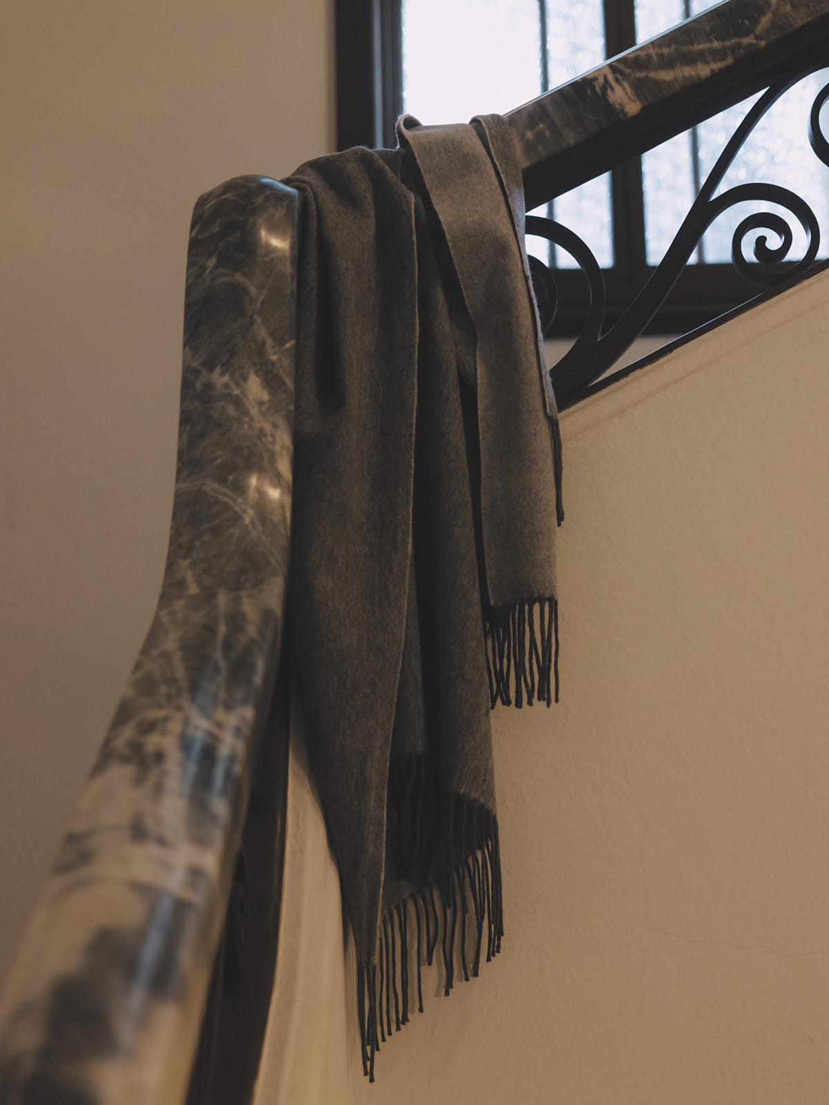 ダブルフェイスウールストール